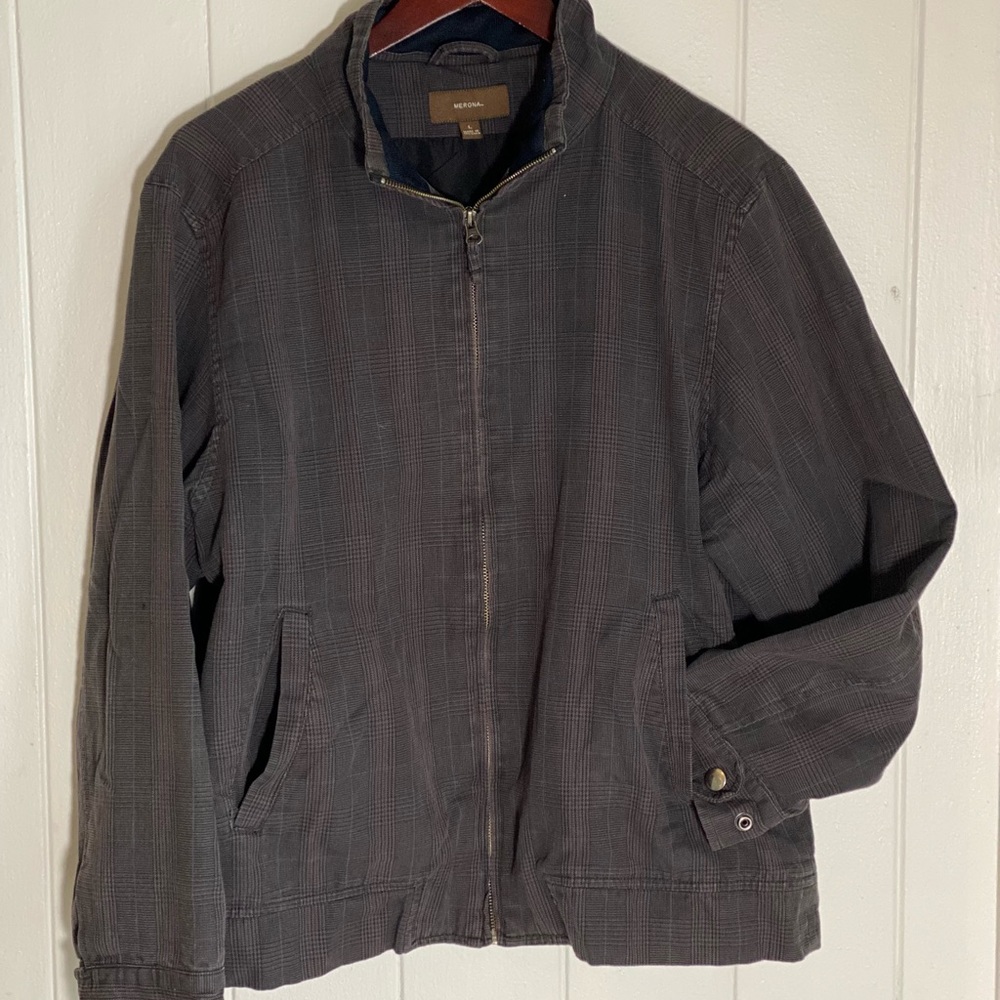 Merona plaid grey jacket